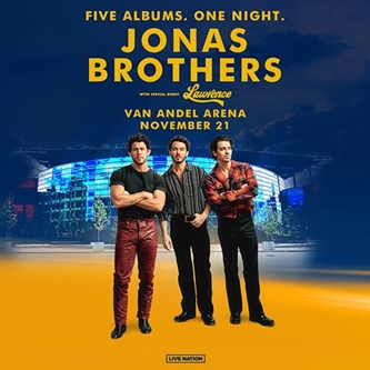 Jonas Brothers Announce 50 New Dates With a Stop at Van Andel Arena Nov. 21