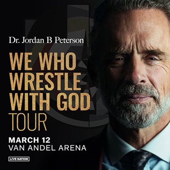 Dr. Jordan Peterson Announces We Who Wrestle With God Tour With a Stop at Van Andel Arena March 12