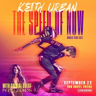 Keith Urban Sets '22 For His Return to the Road and the Debut of his "Speed Of Now World Tour"
