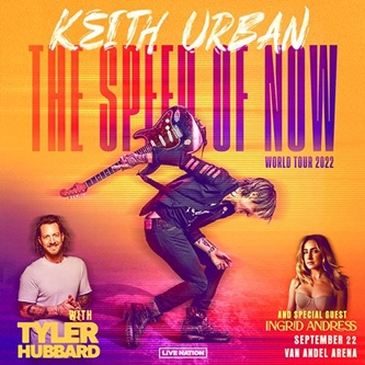 Keith Urban Adds Tyler Hubbard to "The Speed of Now World Tour" 