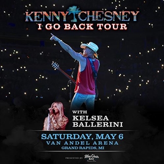 Kenny Chesney I Go Back 2023 in Grand Rapids, MI on Saturday, May 6 at Van Andel Arena
