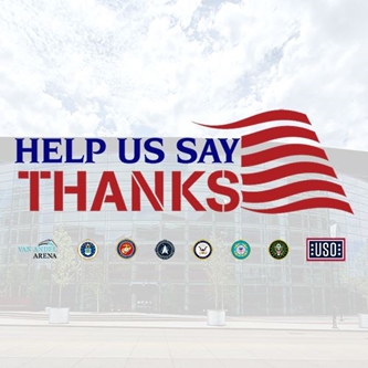 Van Andel Arena Collecting Thank You Cards for Active-Duty Military & Vets in November