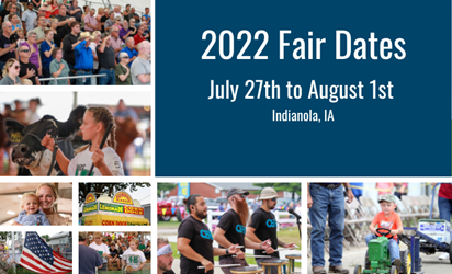 Warren County Fair Schedule 2022 Warren County Fair, Iowa