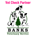 This is the Banks Veterinary Service Logo