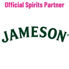 Green letters that say Jameson