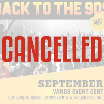 Show CANCELLATION: Back to the 90's