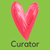 image of heart with the word Curator