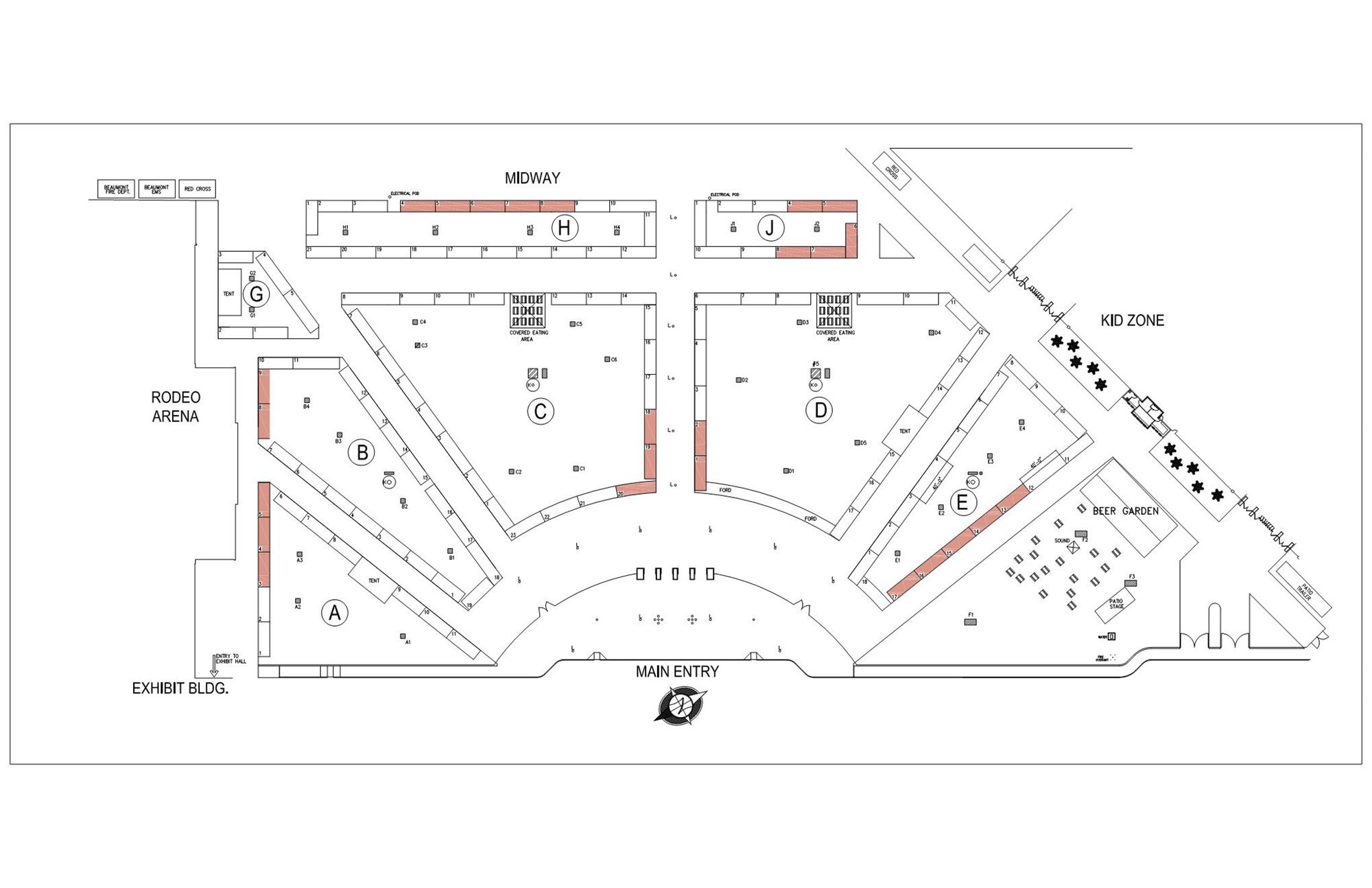 Houston Rodeo Map Floor NRG Center Floor Plan
