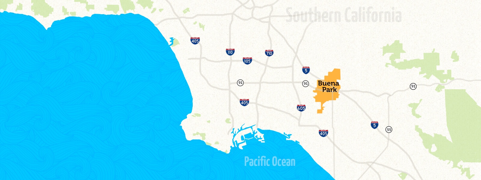 Visit Buena Park Official Map
